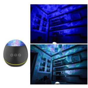 Coversage Ocean Wave Projector LED Night Light Bluetooth-compatible USB Remote Control Music Player Speaker Aurora Projection Coversage Ocean Wave Projector LED Night Light Bluetooth-compatible By Zoun